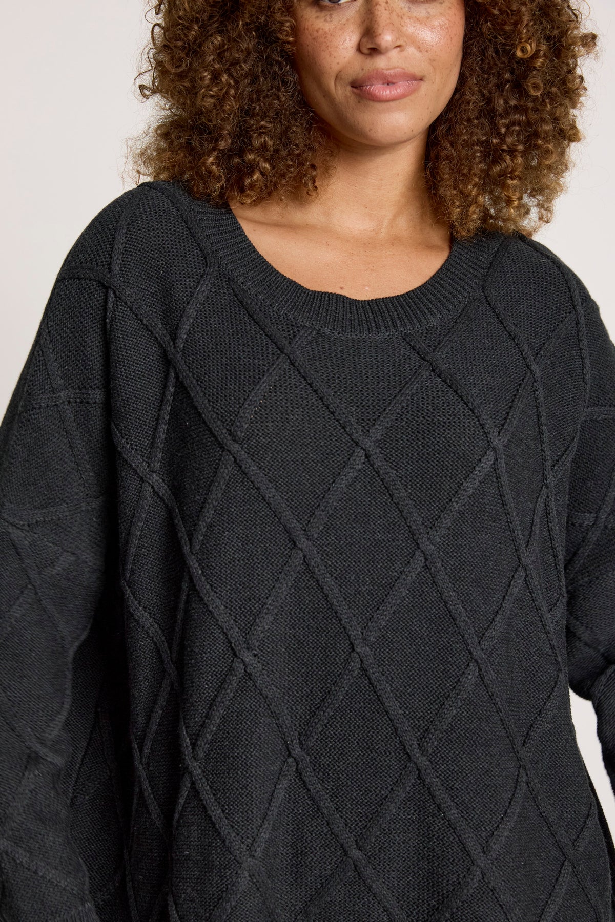 Liora Relaxed Jumper - Char - Girl Next Door Fashion