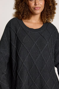 Liora Relaxed Jumper - Char - Girl Next Door Fashion