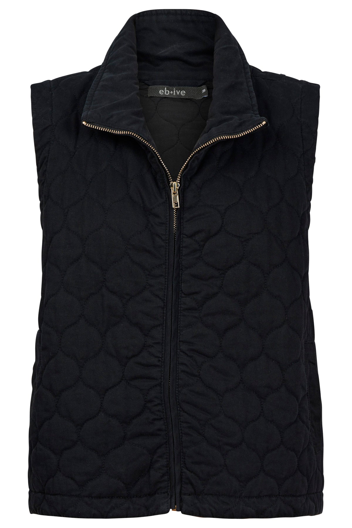 Sansi Quilted Crop Vest - Black - Girl Next Door Fashion
