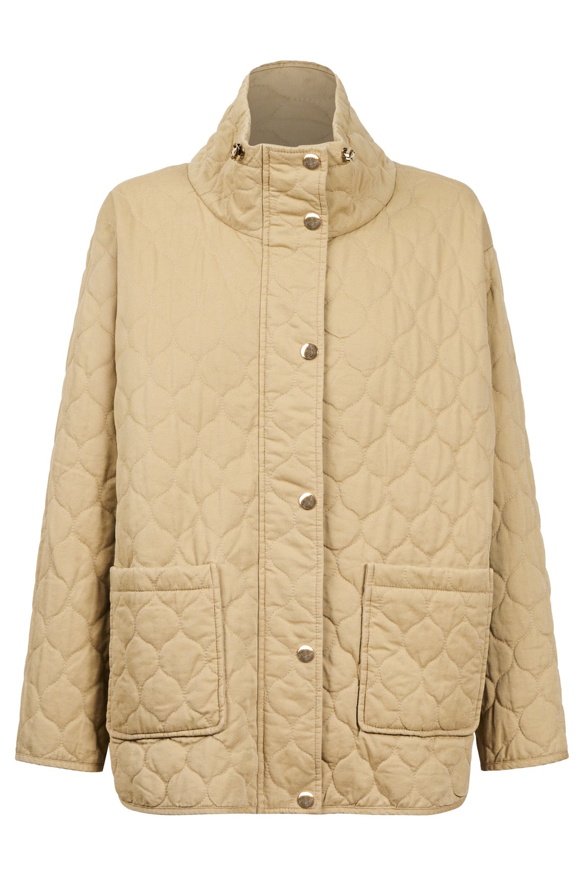 Sansi Quilted Jacket - Dune - Girl Next Door Fashion