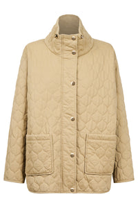 Sansi Quilted Jacket - Dune - Girl Next Door Fashion