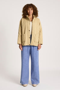 Sansi Quilted Jacket - Dune - Girl Next Door Fashion