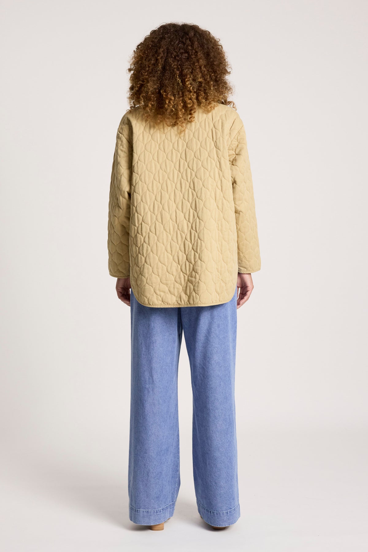 Sansi Quilted Jacket - Dune - Girl Next Door Fashion