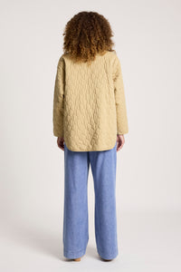 Sansi Quilted Jacket - Dune - Girl Next Door Fashion