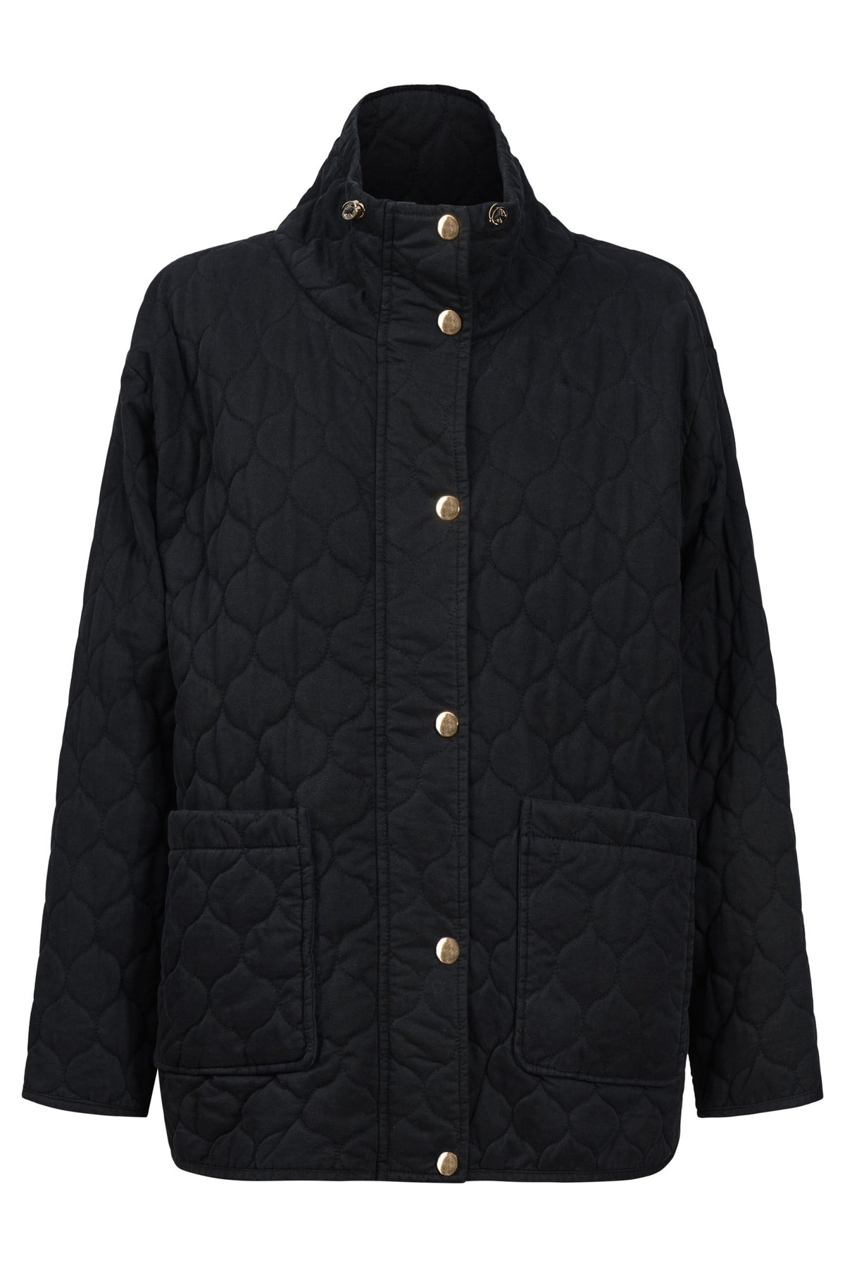 Sansi Quilted Jacket - Black - Girl Next Door Fashion