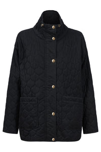Sansi Quilted Jacket - Black - Girl Next Door Fashion