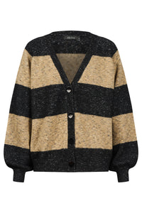 Zarda Cardigan - Mocha/Black - Girl Next Door Fashion