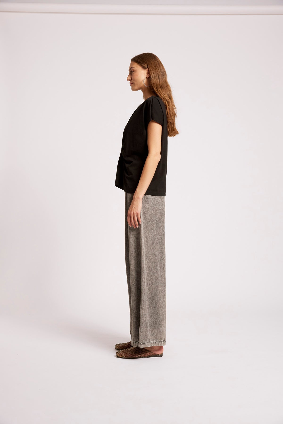 Casa Twist T-Shirt - Black