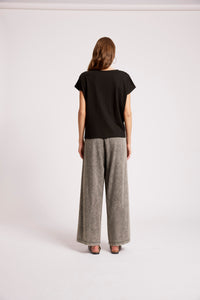 Casa Twist T-Shirt - Black