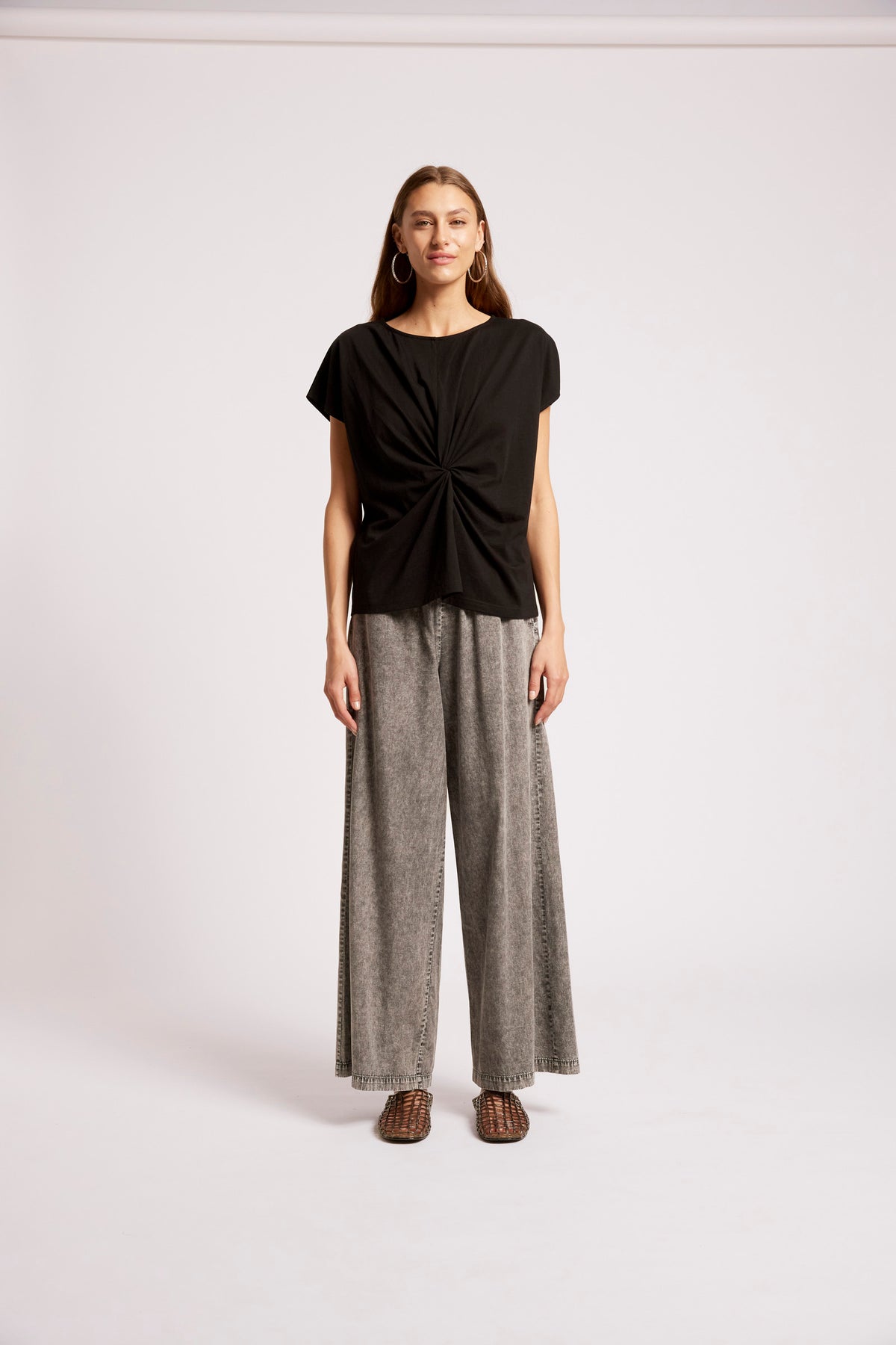 Casa Twist T-Shirt - Black