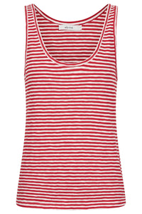 Casa Stripe Tank - Aperol/White