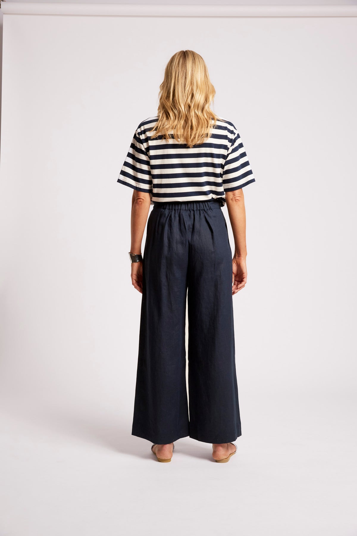Paloma Stripe T-Shirt - Black/White