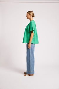 Cove Relaxed Top - Jade