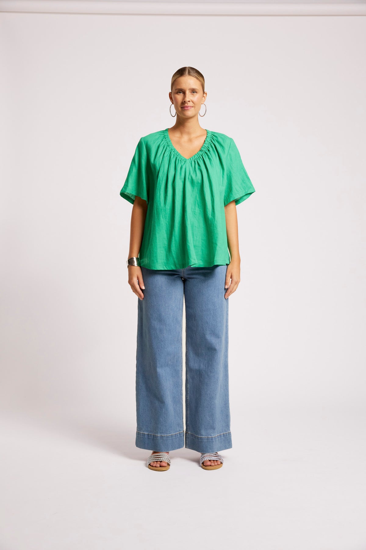 Cove Relaxed Top - Jade