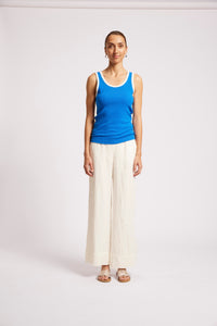Maris Stitched Tank - Marine/White