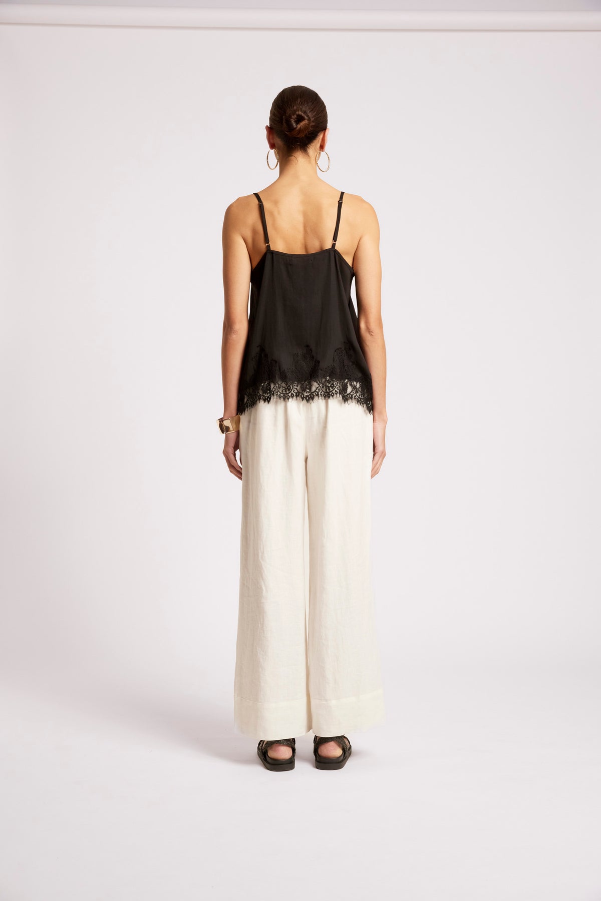 Drift Lace Tank - Black
