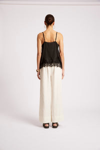 Drift Lace Tank - Black