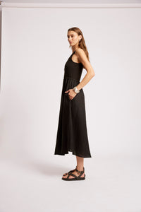 Maris Tank Maxi Dress - Black