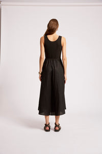 Maris Tank Maxi Dress - Black