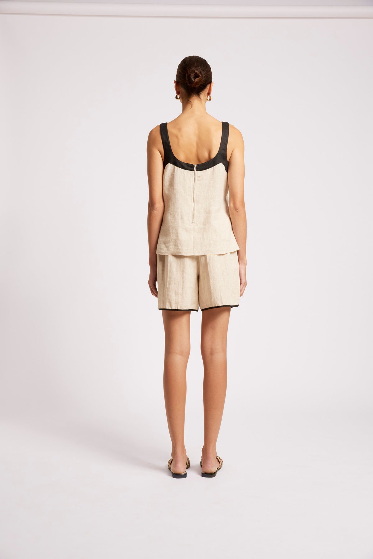 Maris Splice Tank - Tusk/Black