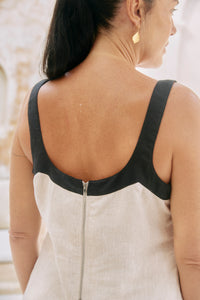Maris Splice Tank - Tusk/Black