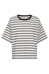 Paloma Stripe T-Shirt - Black/White