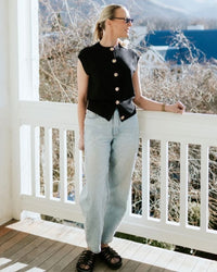 Camilla Sweater Vest / Black