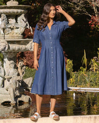 Addie Dress / Ocean
