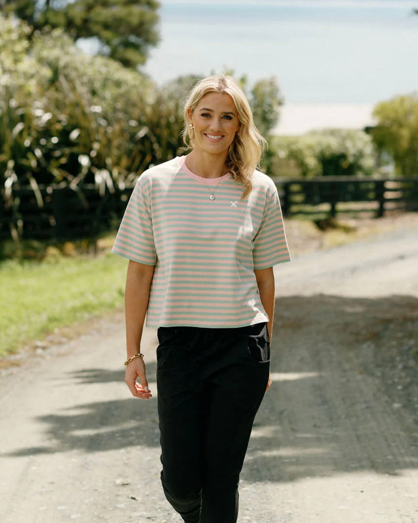 Becky Tee / Candy Apple Stripe