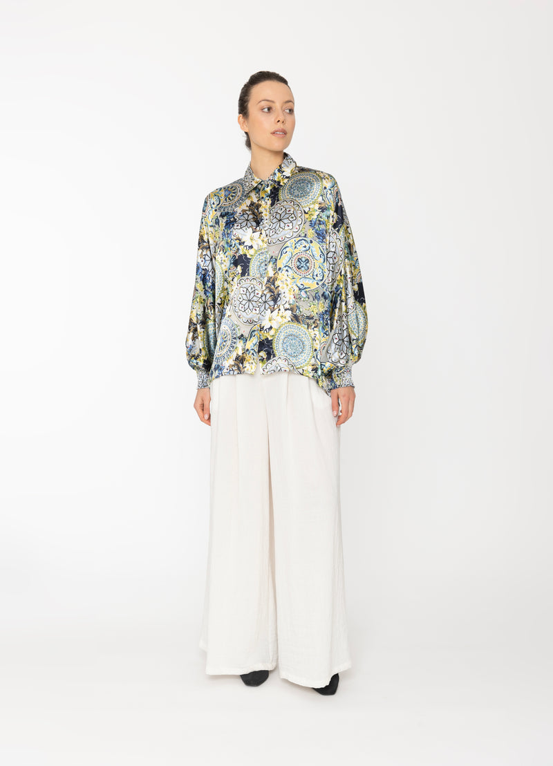 Inka Shirt -  Royal Print