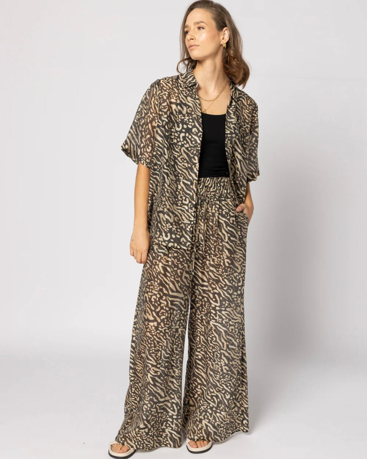 Piza Shirt / Zebra Print