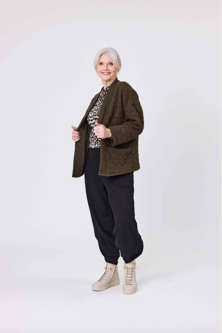 Elvira Jacket / Khaki - Girl Next Door Fashion