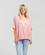 Nikita Top - Pink Stripe