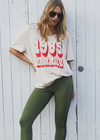 Graphic Vee Tee - Natural