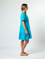 Molly Dress - Santorini Blues