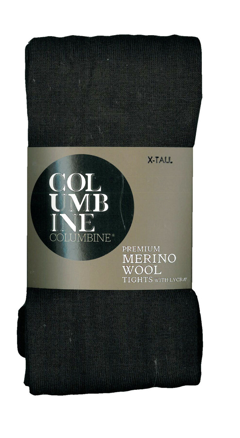 Premium Merino Wool Tights - Black