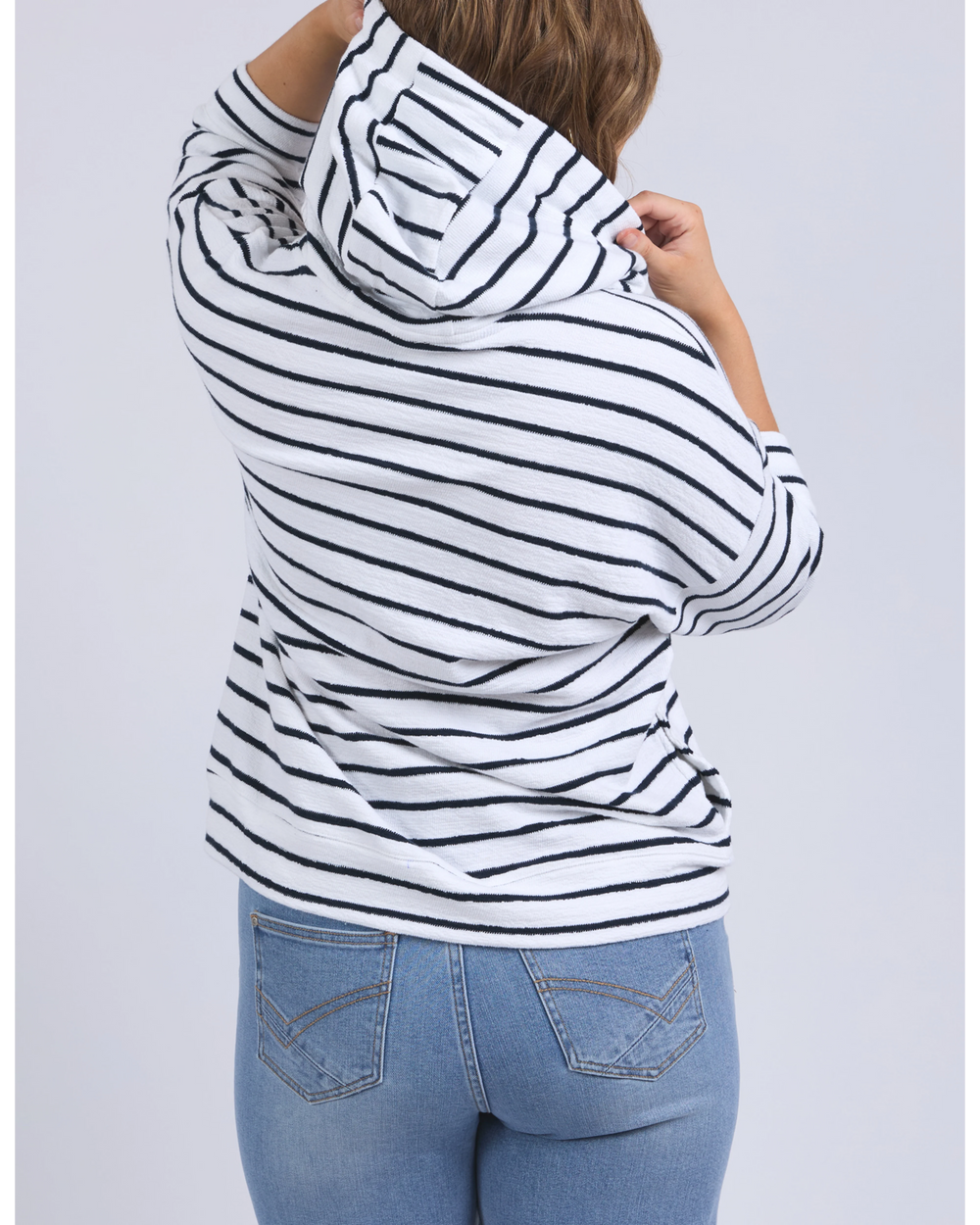 Beachy Zip Hoodie - Stripe