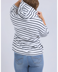 Beachy Zip Hoodie - Stripe