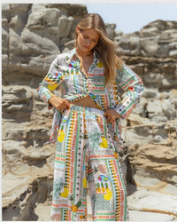 Sable Wide Leg Pant / Paradise Print