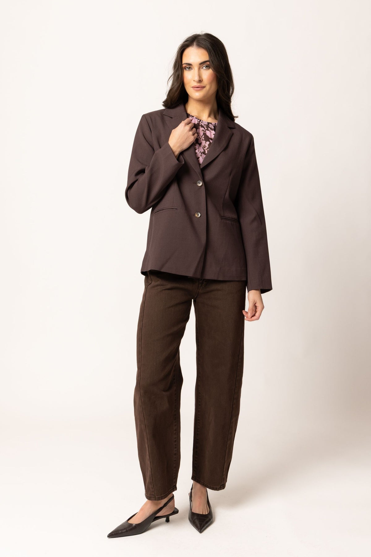 Relaxed Blazer / Cacao