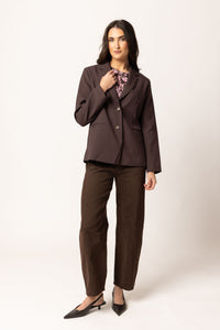 Relaxed Blazer / Cacao