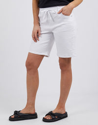 Gabby Bermuda Shorts / White