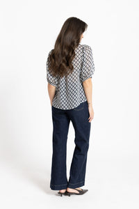 Nina Blouse /  Ink Check