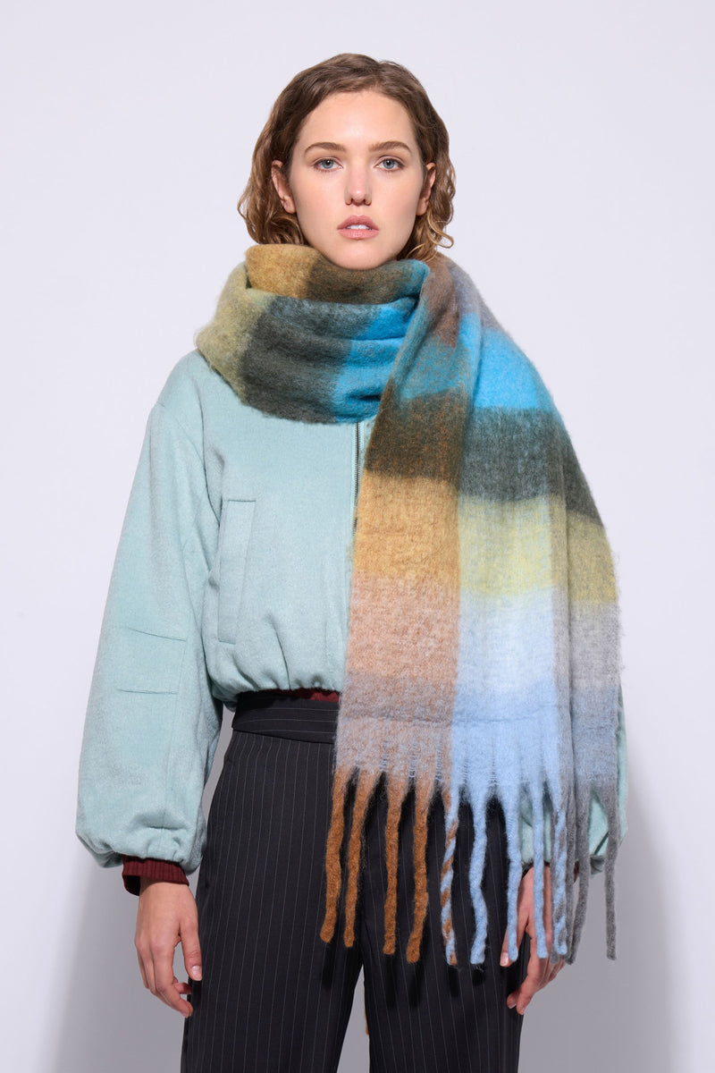 The Jumbo Scarf - Aqua Haze