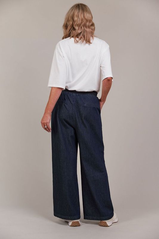 Pepi Wide Denim Pant - Oxford