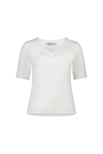 V-Neck Top - White