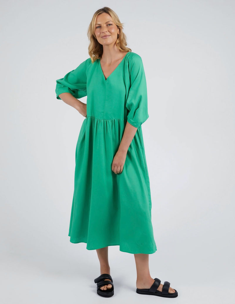 Rosalie Dress - Green Briar