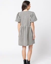 Belle Bow Dress / Check Mate