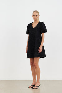 Harmony Mini Dress - Black Cornelli