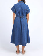 Aimee Denim Dress - Mid Blue Wash